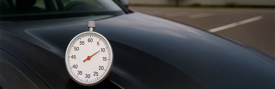 Wartezeit nach dem Autoglas-Austausch